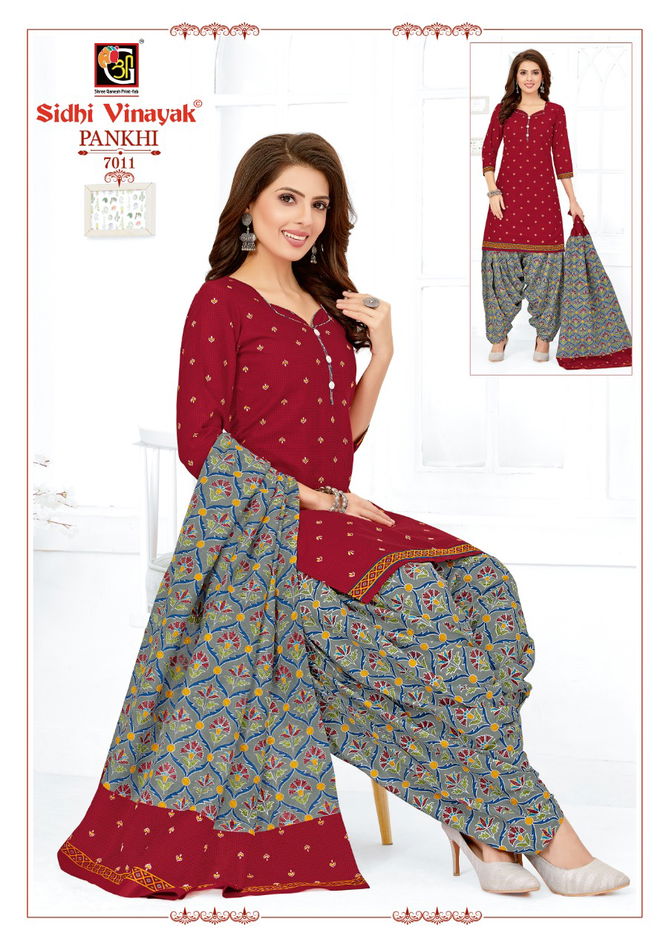 Sidhi Vinayak Pankhi 6  Regular Wear Wholesale Dress Material Collection